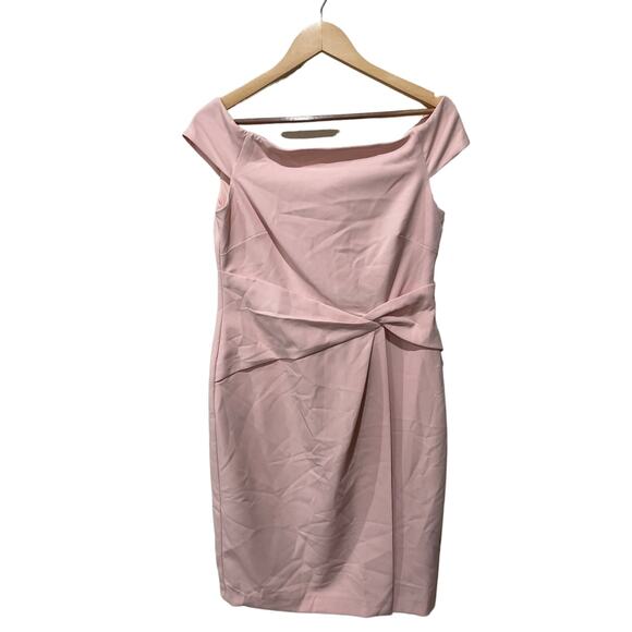 LAUREN RALPH LAUREN Crepe Off-the-Shoulder Dress Size 10 - Picture 5 of 6